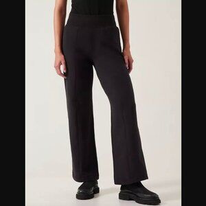 Athleta Retroplush straight leg pant, black, large NWT